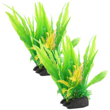 2 St Aquarium Kunstmatige Plant Zoetwater 19X8X4,7 Cm
