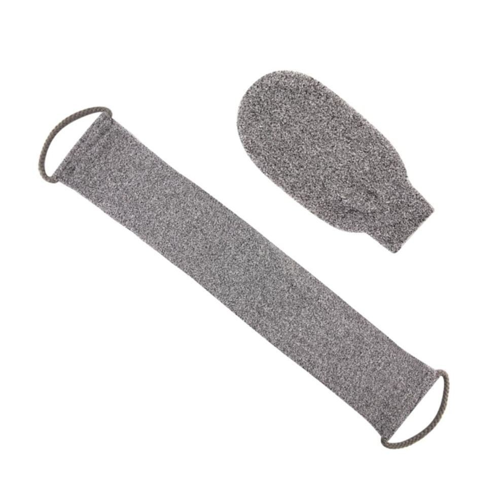 Bamboo Fiber Bath Towel Gloves Exfoliating Skin Scrubber For Shower Skin Cleaning Gloves Home Spa Washable