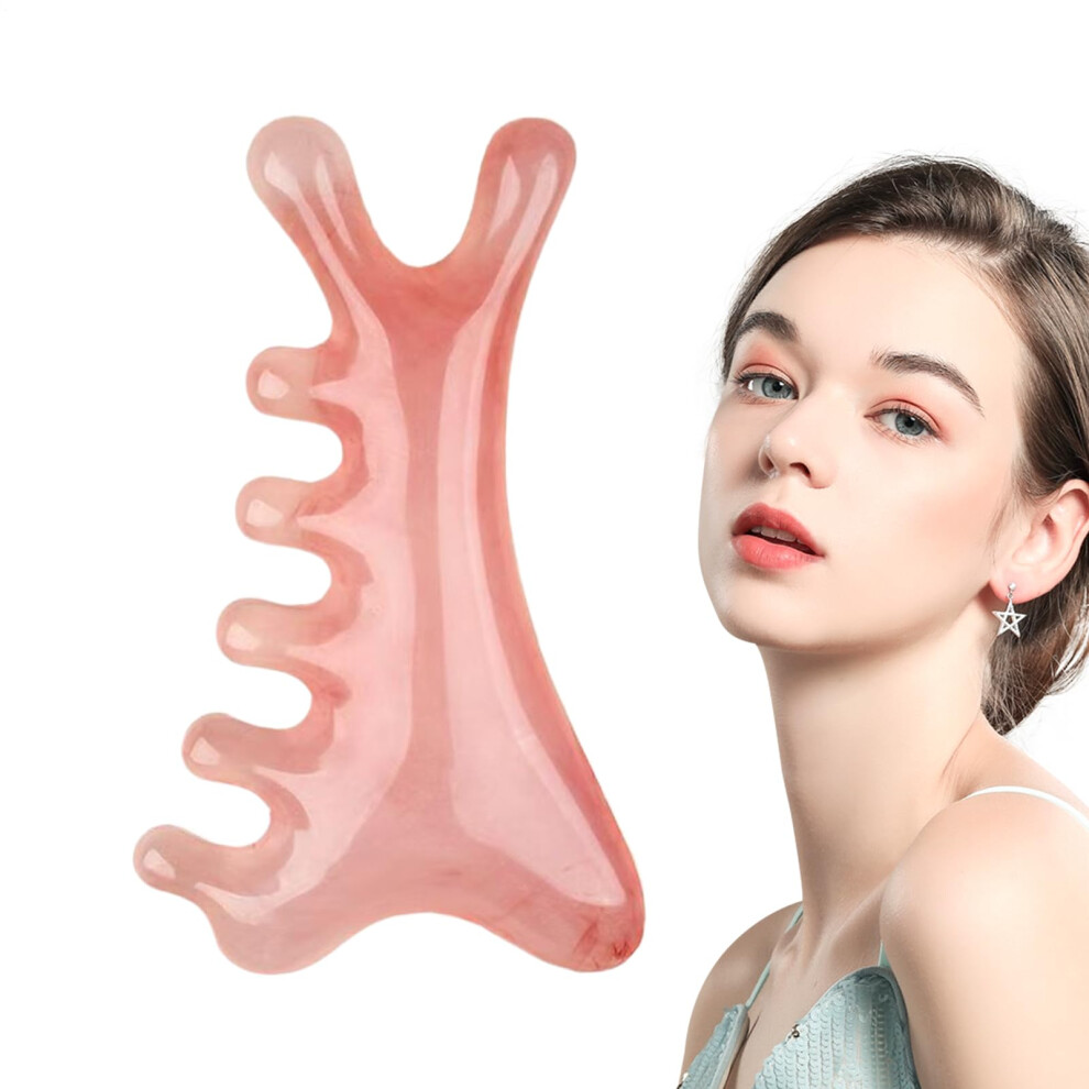 Hair Massage Comb Resin Eye And Nose Scraper Resin Board Scalp Scrubber For Head Neck Legs Unisex Facial Scraping Tool