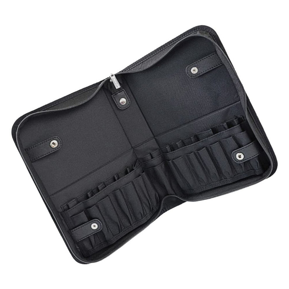 Travel Makeup Brush Storage Pouch For Professionals Protective Design Slot Cosmetic Organizer Bag Travel Friendly