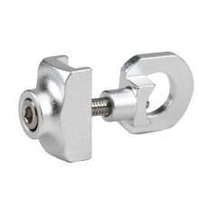 Chain Tensioner for Folded Bikes, Adjustable Regulator, Lightweight Design, Easy Adjuster Tool, Silver Finish