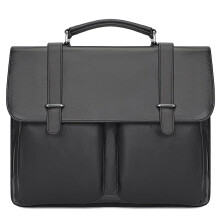 Business Genuine Leather Men's Handbag Single-Shoulder Diagonal-Cross Briefcase For Office