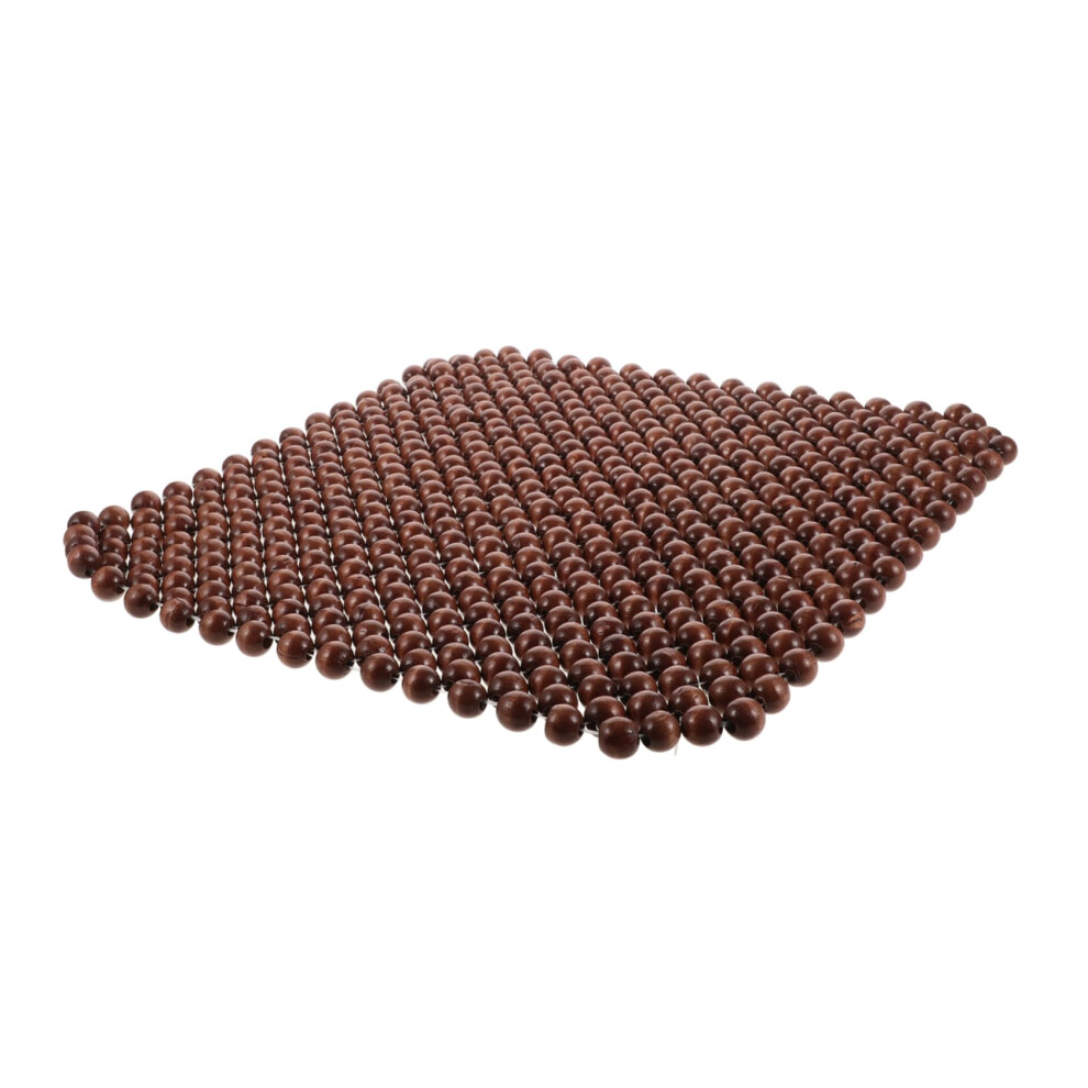 Wooden Beaded Car Seat Cushion Automotive Seat Protector For Vehicles Beaded Wood Seat Pad And Driving Comfort 9354506259150