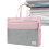 Business Briefcase A3 Document Storage Bag Waterproof Zippered Briefcase With Handle Pink 1