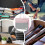 Business Briefcase A3 Document Storage Bag Waterproof Zippered Briefcase With Handle Pink 3