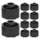 10Pcs Black Luer Lock Syringe Caps Durable PP Material for Use 4