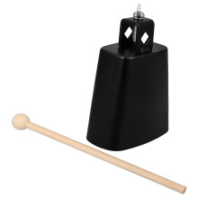 4 Zoll Cowbell Zubehör Instrument Percussion Trommel Schwarz