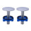 2Pièces Accessoire Cuisine Cache Trou Évier Acier Inoxydable Argenté 8