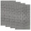 4 Kunststoff-Mesh Für Taschen Pads Schwarz 1