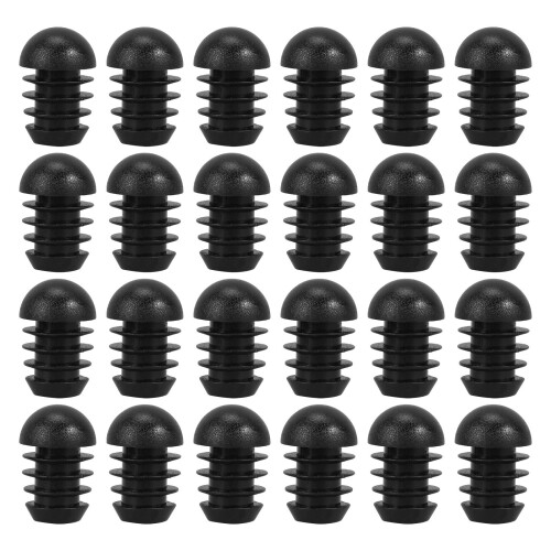 Plug Caps Kunststoffschlauch Endkappen Schwarz 50
