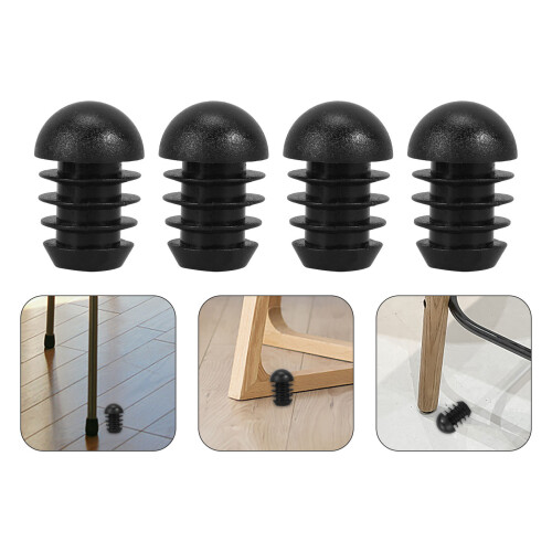 Plug Caps Kunststoffschlauch Endkappen Schwarz 50 2