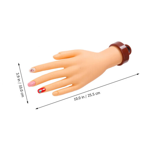 Manicure Oefen Hand Model Beugel Siliconen 1