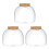 3 Glasfles Plantenhouder Visaquarium 9