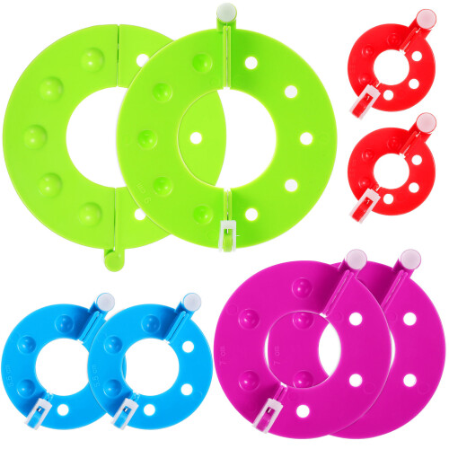 Craft Pompom Pompom Makers Van Kunststof 8 Stuks 1