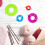 Craft Pompom Pompom Makers Van Kunststof 8 Stuks 5