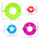 Craft Pompom Pompom Makers Van Kunststof 8 Stuks 8