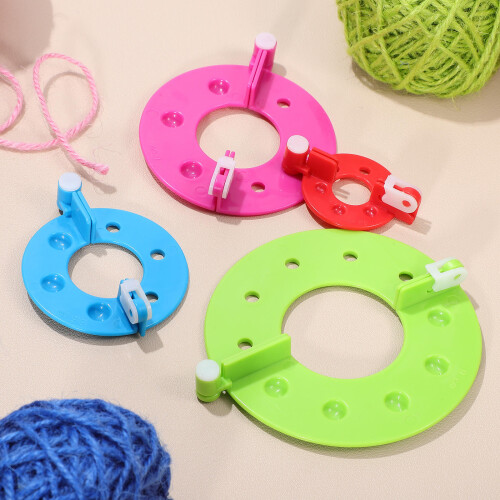 Craft Pompom Pompom Makers Van Kunststof 8 Stuks 2