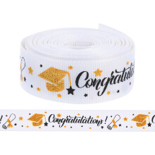 1Roll Abschlussschleife Aus Polyester Für DIY Geschenkverpackung