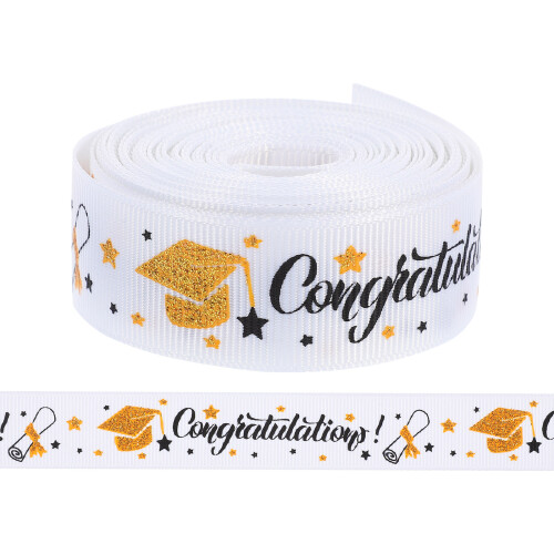 1Roll Abschlussschleife Aus Polyester Für DIY Geschenkverpackung