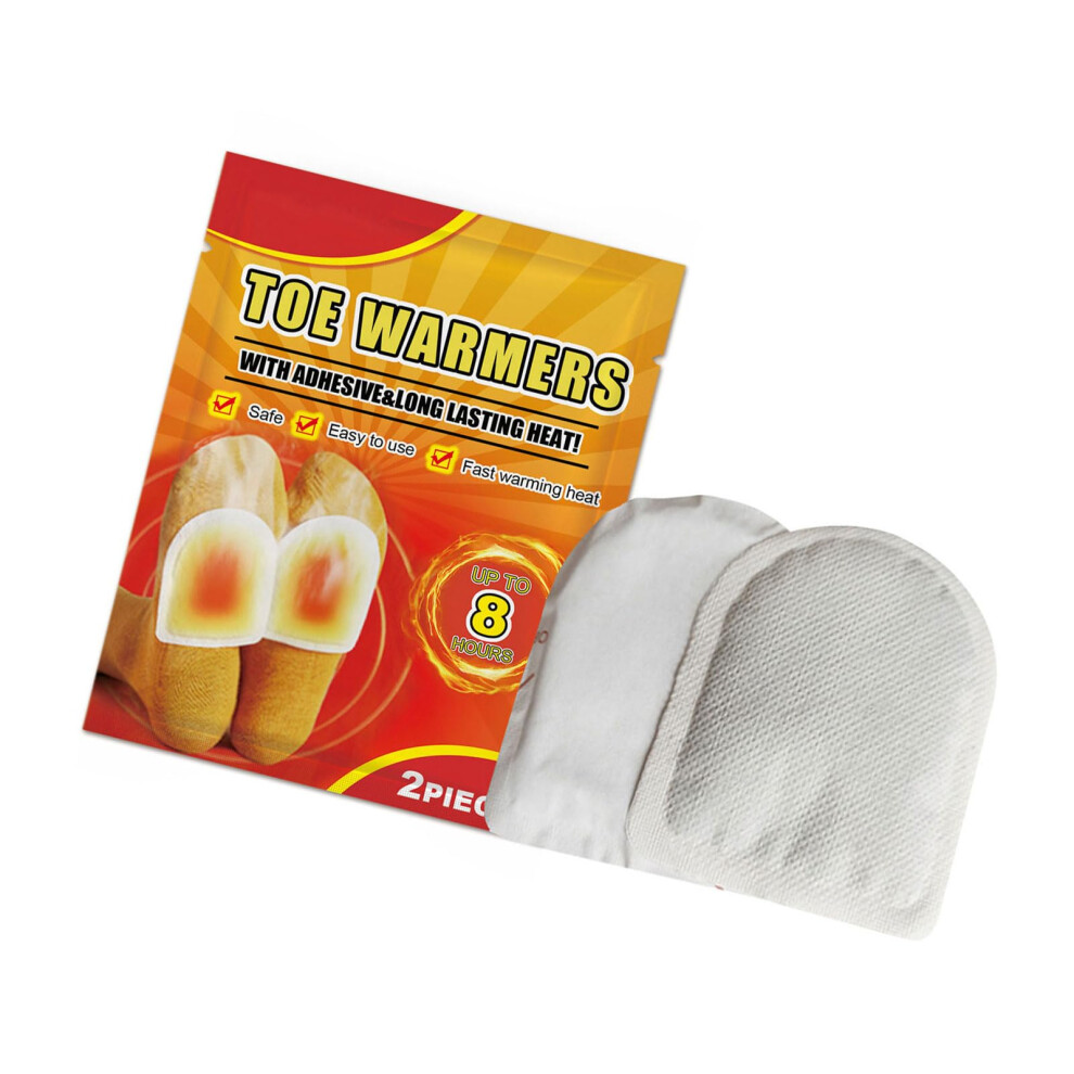 Self Adhesives Toe Warmers Pad 8 Hour Heat Thin Foot Warmer Pad For Cold Weather Activities