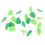 Wall Pushpin Groene Blad Kunststof Metaal 20-Pack 6