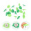 Wall Pushpin Groene Blad Kunststof Metaal 20-Pack 3