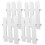 4 Randafsluiting Bloembed 20,00x17,00x1,00 Cm Wit 7