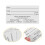 100 Multifunctionele Stemkaarten Witte Toegangstickets 8