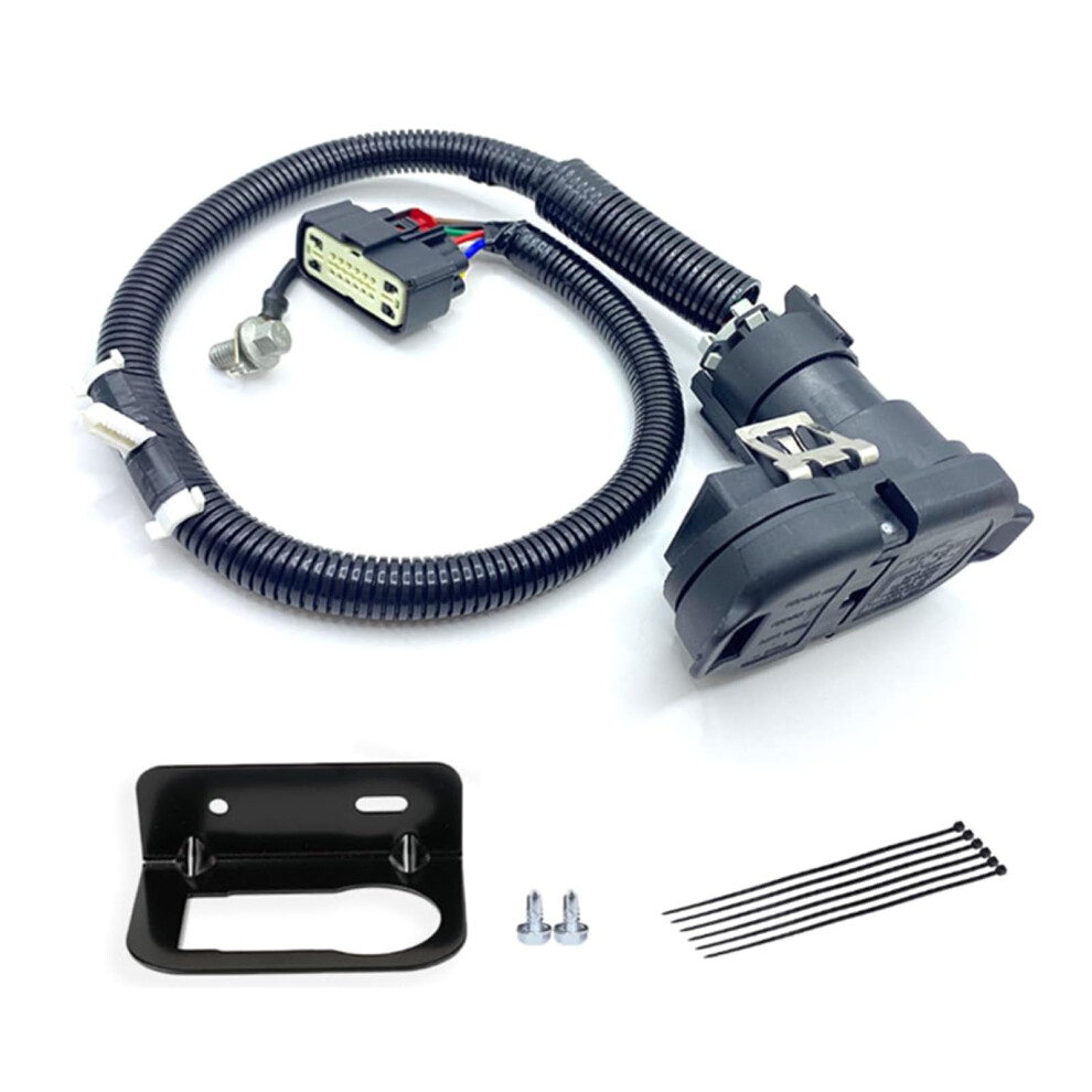 Trailer Tow Hitches Wire Harness Connector Set 9L3z-15A416-A Compatible With Ford F-150 2009-2014 Oem Replacement 9354506259914