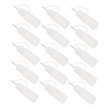 Pinhole Dispenser Bottles 15Pcs Transparent Empty Containers Oil Glue Paint Applicator DIY Projects Precise Application