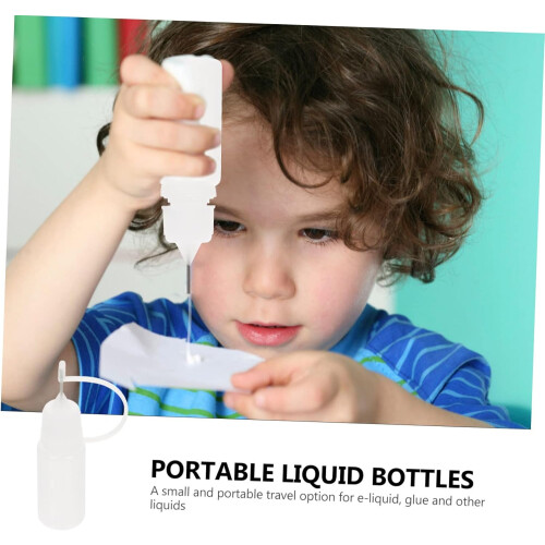 Pinhole Dispenser Bottles 15Pcs Transparent Empty Containers Oil Glue Paint Applicator DIY Projects Precise Application 1