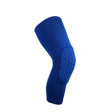 Knee Pads Honeycomb Protective, Elastic Anti Slip, 2 Pack, Blue, Sports Safety Training Knee Sleeve, Joint Pain Relief