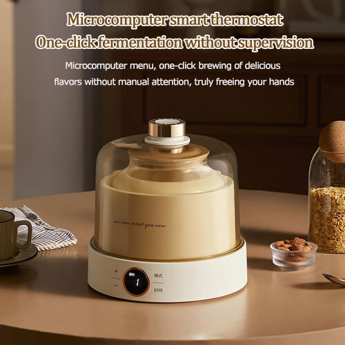 Yogurt Maker 1L Tools Smart Fermentation Temperature Control Timer LED Display Yogurt Rice Wine Natto Fruit Vinegar 1