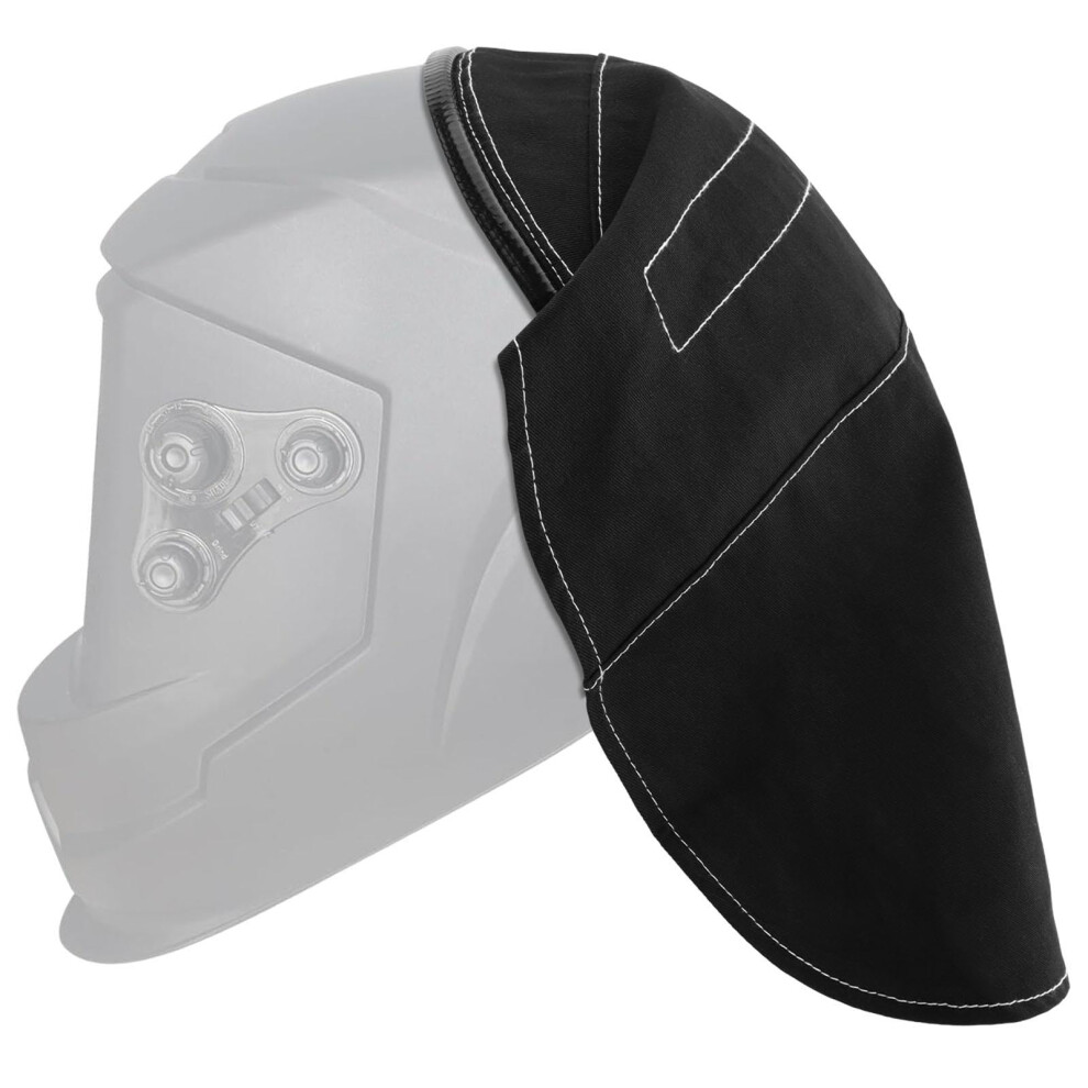 Welding Helmet Cover Fr Cotton Headcover, Rear Extension Cover With Press-Fit Seal, Extended Cover For Welding Helmets 9393856313730