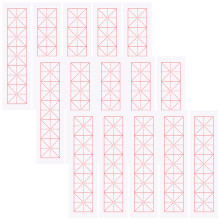 100 Blatt Schreibpapier Kalligraphie Übungspapier Reispapier