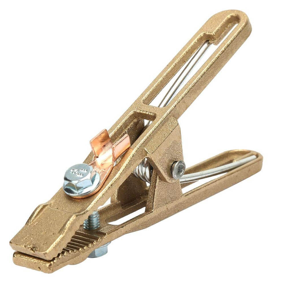 Welding Earth Clamp Brass A-Shape Ground Clamp For Welding Machine 260A Current Rating 9084446395501