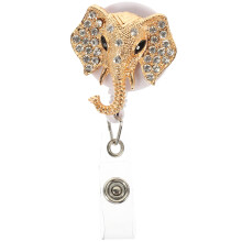 Badgehalter Aus Metall Mit Einziehbarem Clip