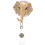 Badgehalter Aus Metall Mit Einziehbarem Clip 1