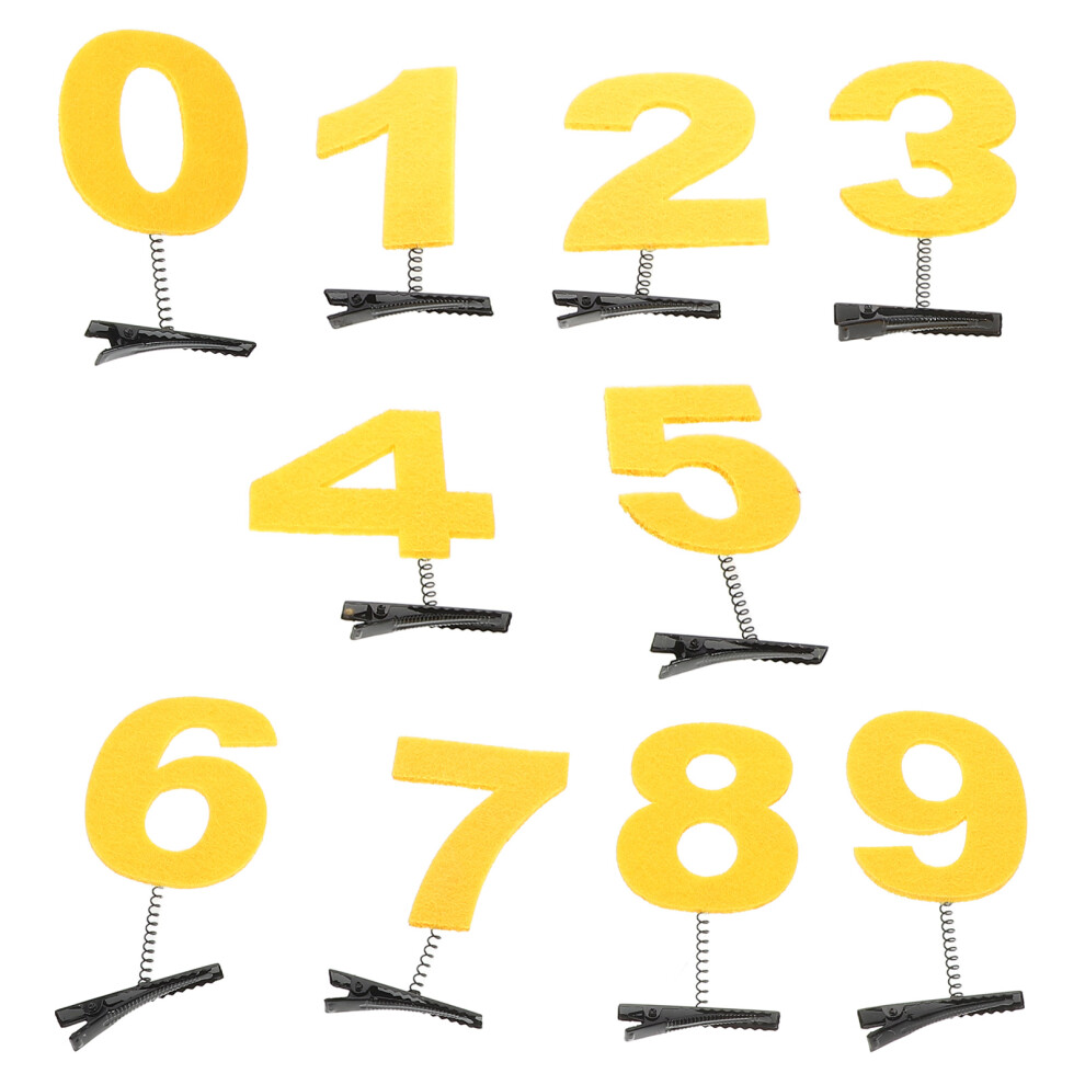 Duckbill Haarspelden Voor Feest Decoratieve Haarspeld 10 Stuks Vrouwen-image