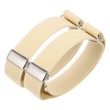 Sleeve Garters Cuff Kaki Polyester Elastisch 1 Paar