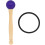 1Ensemble Marteau Bol Bois Violet Et Anneau Élastique 2