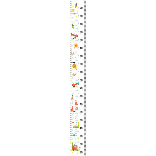 Wall Ruler Growth Chart Decoratief Noordse Canvas Kind