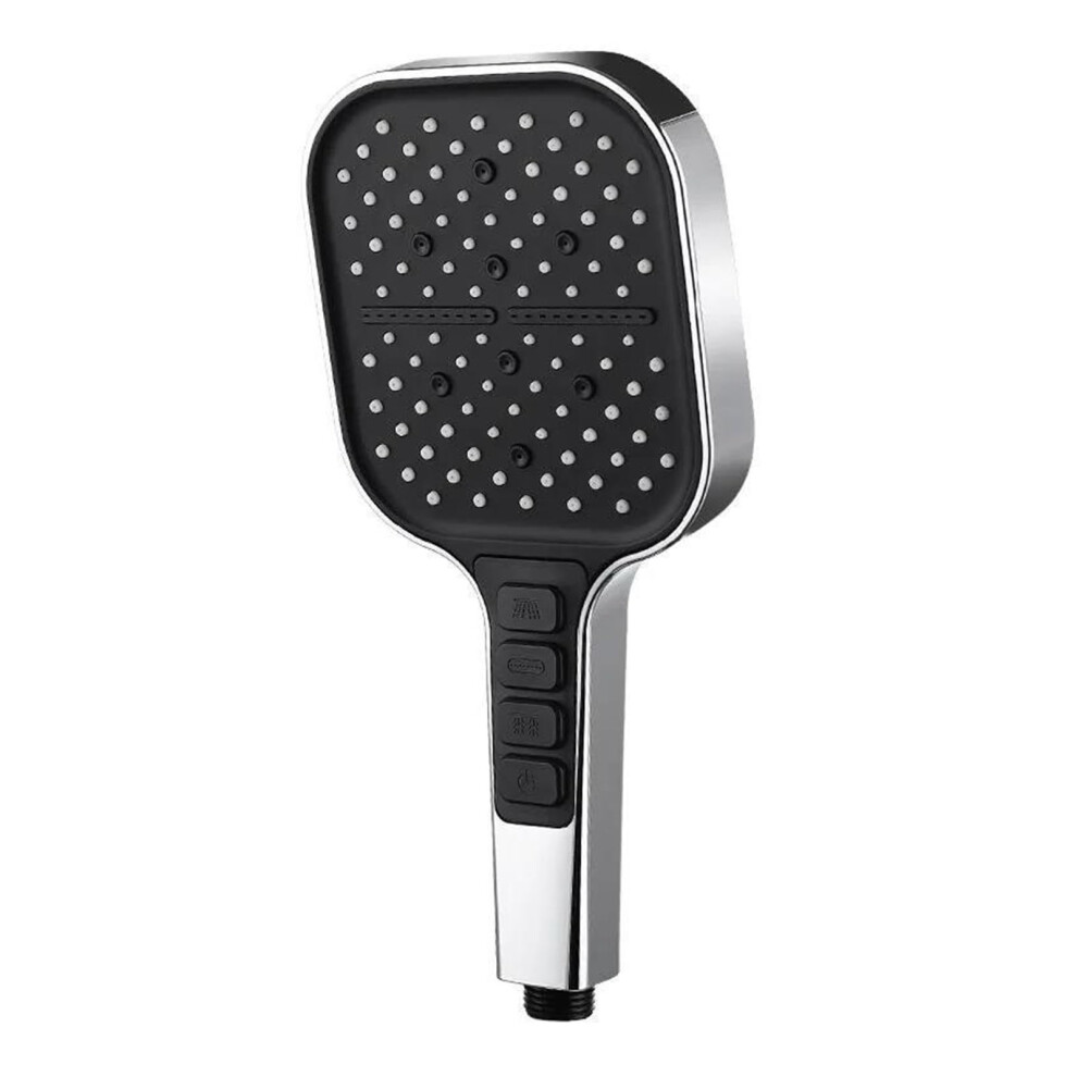 Large Shower Head 7 Modes Adjustable, High-Pressure Water-Saving Shower Mixer, Silver Finish, Bathroom 9084446395990