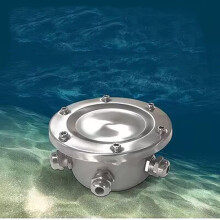 Underwater Waterproof Connection Box IP68 304 Stainless Steel Outdoor Light Junction Box 1-Inch Inlet 6-Outlets For Underwater Lights