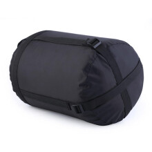 Sleeping Bag Compression Storage Bag For Outdoor Camping, Black, Nylon, Multipurpose Sack, Fits Most Sleeping Bags