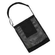 Mesh Outdoor Fruit Picking Bag For Mushroom Harvesting With External Storage Pouch Breathable Nylon Mesh 6L Capacity