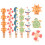 40Pcs Ocean Themed Assorted Color Mini Wooden Clothespins 3