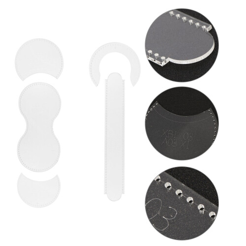 5 Stuks Vrouwen Tassen Portemonnees Wit 2