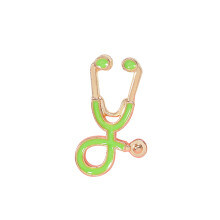 1 Stuk Mini Stethoscoop Bros Speld Groen