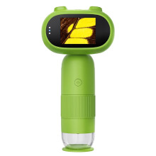 Digital Microscope Handheld With 2-Inch IPS Screen 1000X Portable Pocket Microscope For Kids And Adults PC View
